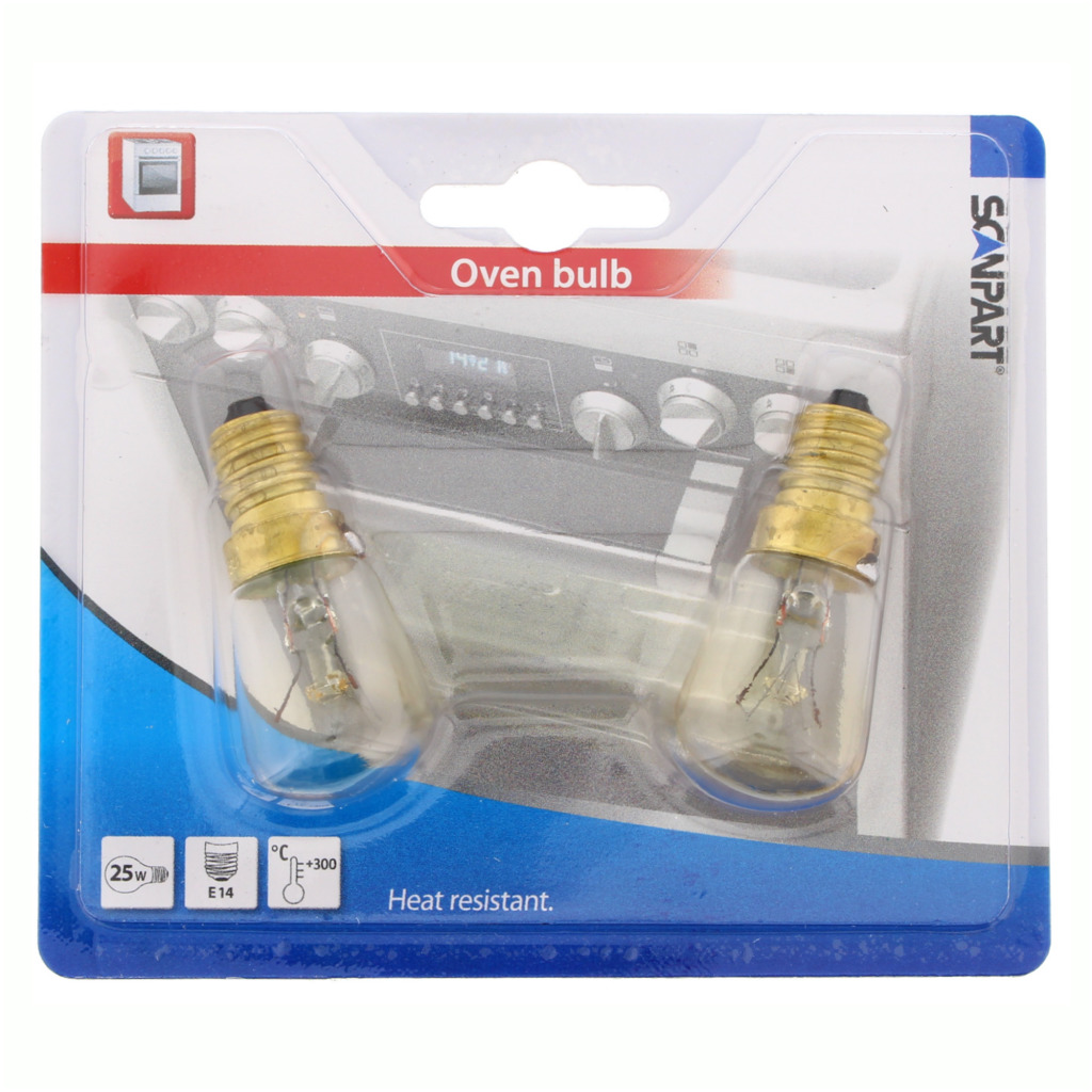 Žiarovka do rúry Scanpart E14 25W 300gr trubica A2