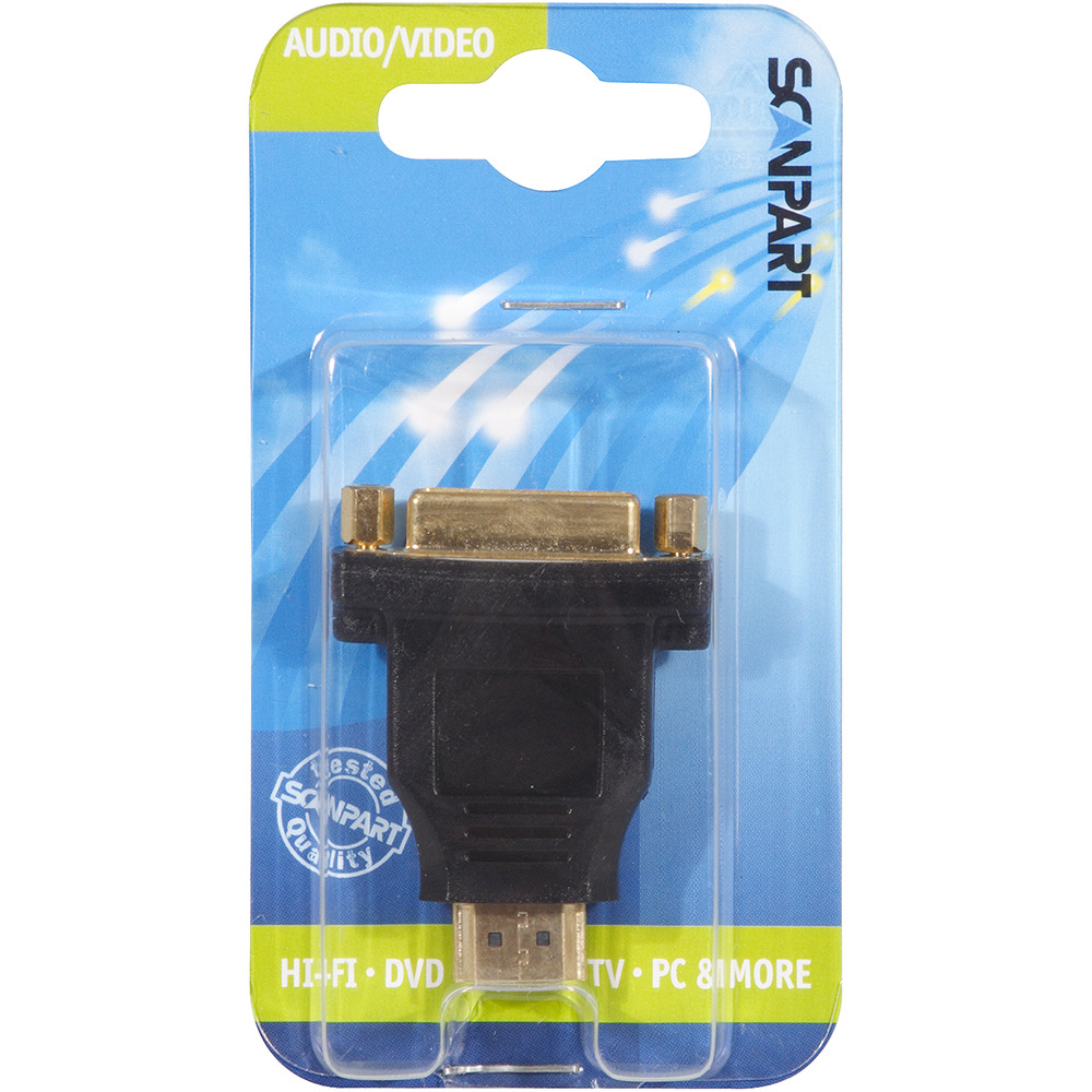Adaptér Scanpart HDMI(m)-DVI-D(f)