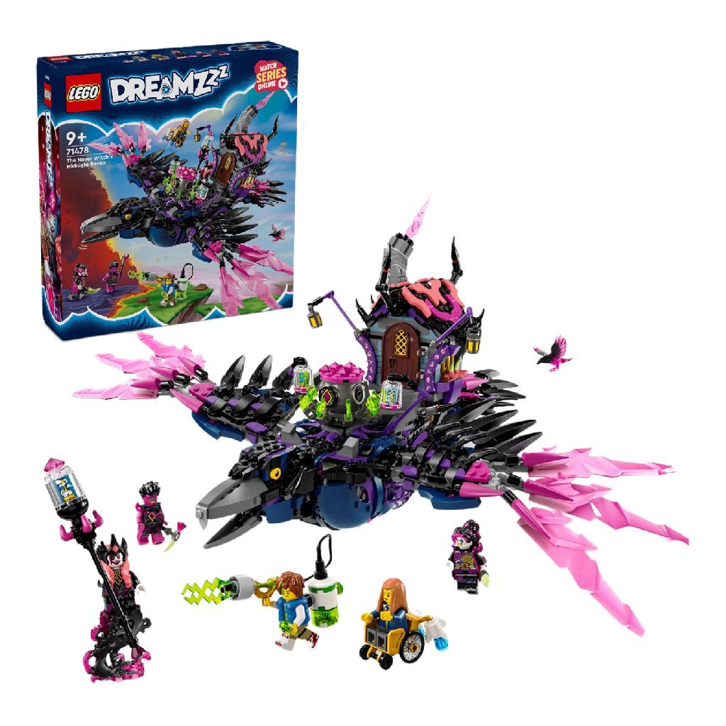 Lego Dreamzzz 71478 Polnočný havran čarodejnice Nikdy