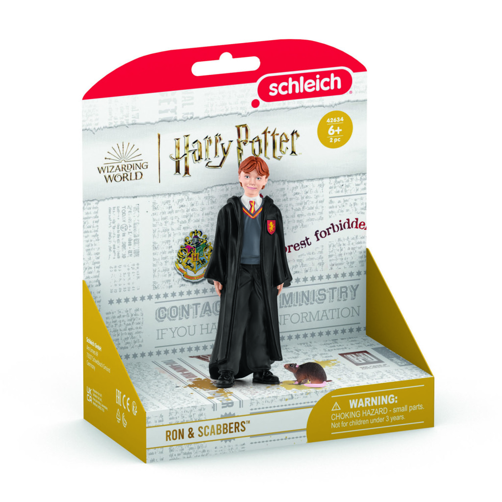 Schleich Harry Potter Ron Weasley a Prašivka