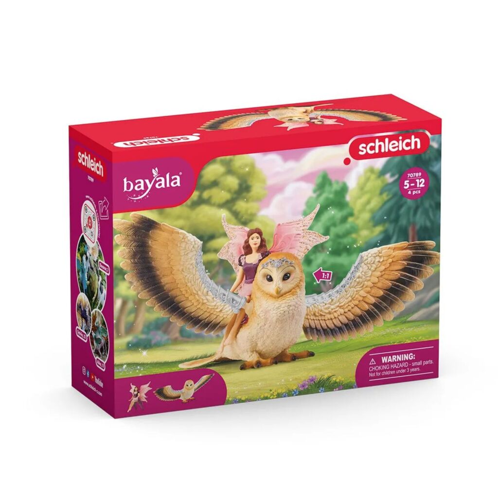 Schleich Víla Bayala v lete na Glam-Owl