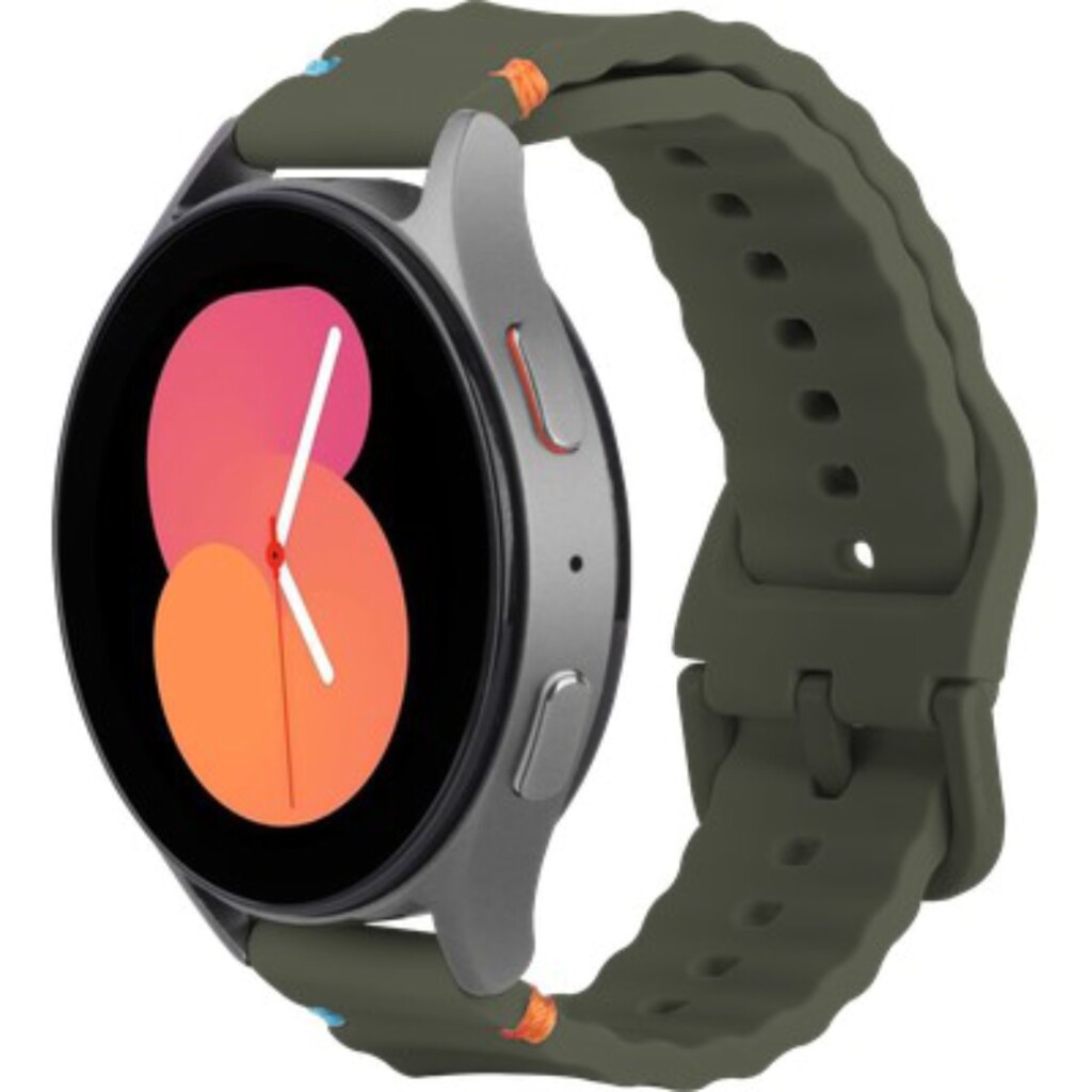 Remienok JustinCase ActiveFlex pre Samsung Galaxy Watch 20mm khaki