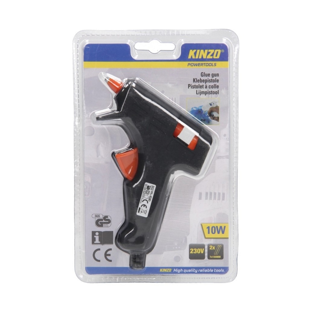 Lepiaca pištoľ Kinzo + 2 lepiace tyčinky