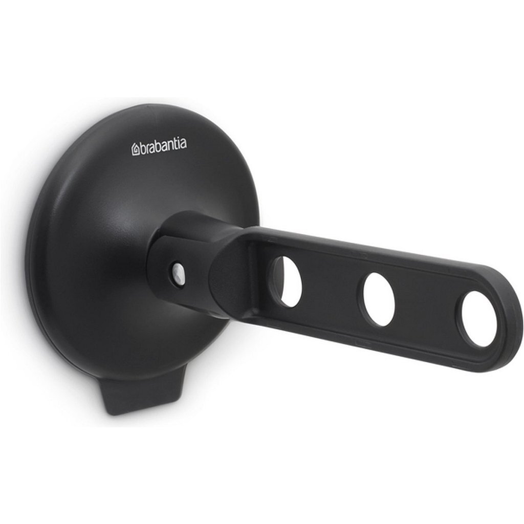 Brabantia Skladací vešiak na oblečenie s prísavkou čierny