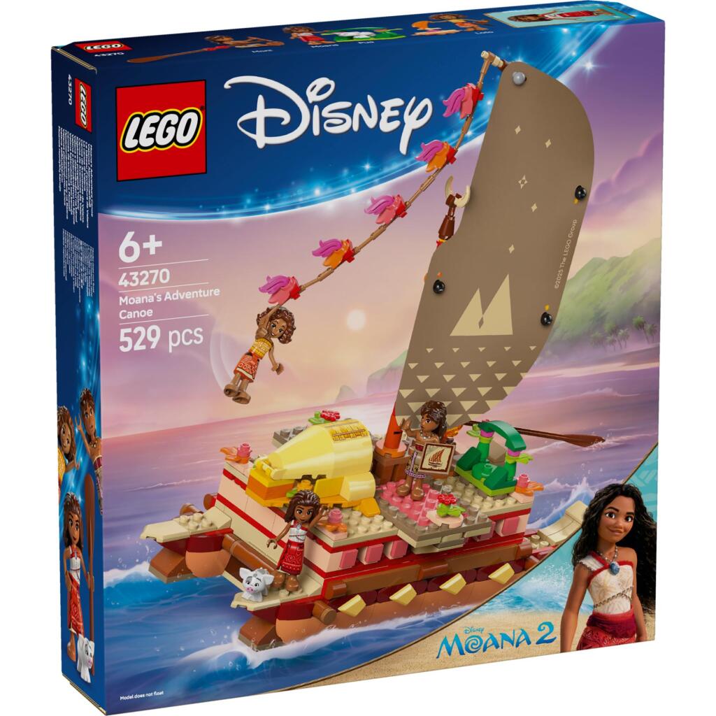 Lego Disney Princess 43270 Vaiana a jej dobrodružstvo v kanoe