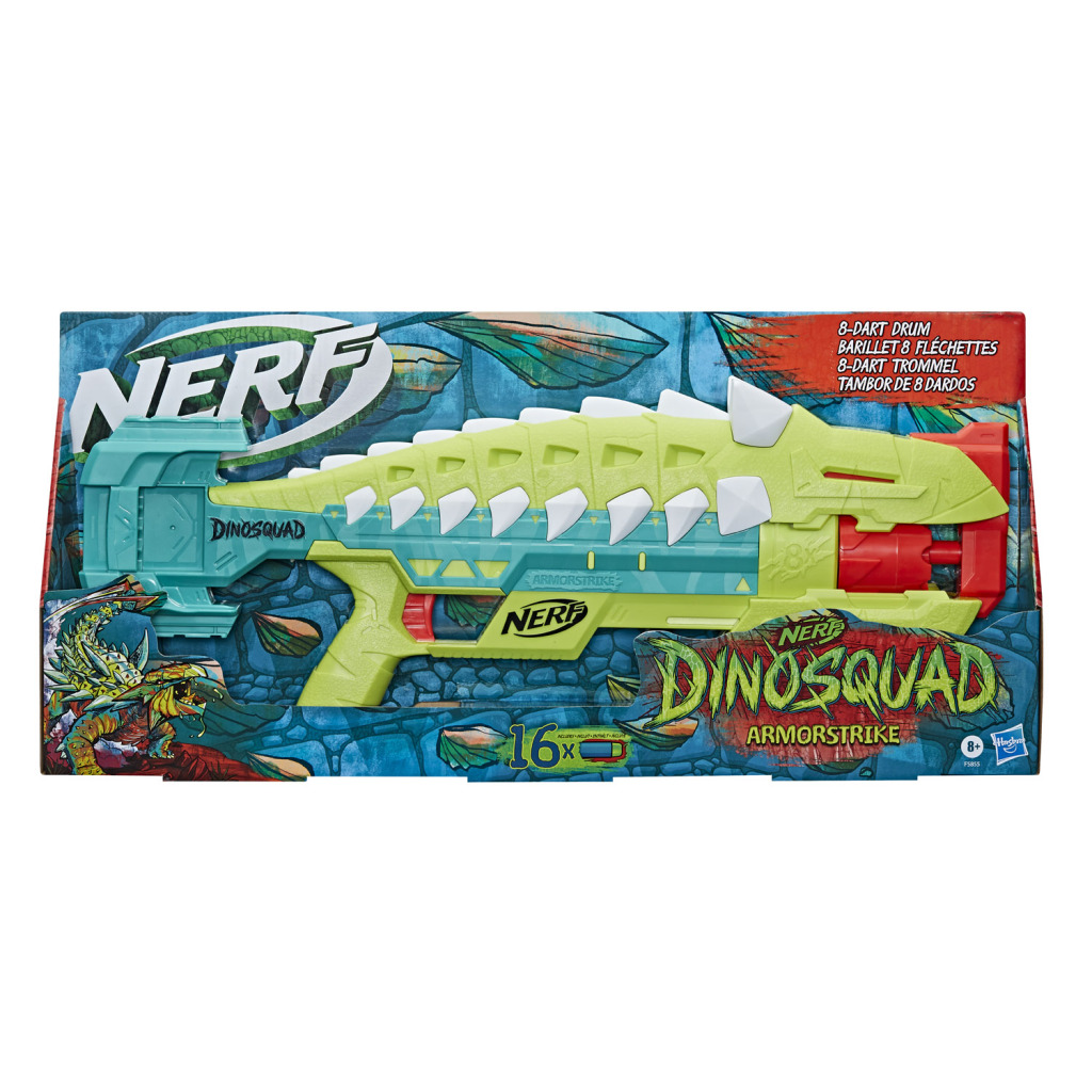 Nerf Dinosquad Armorstrike Blaster + 16 šípok