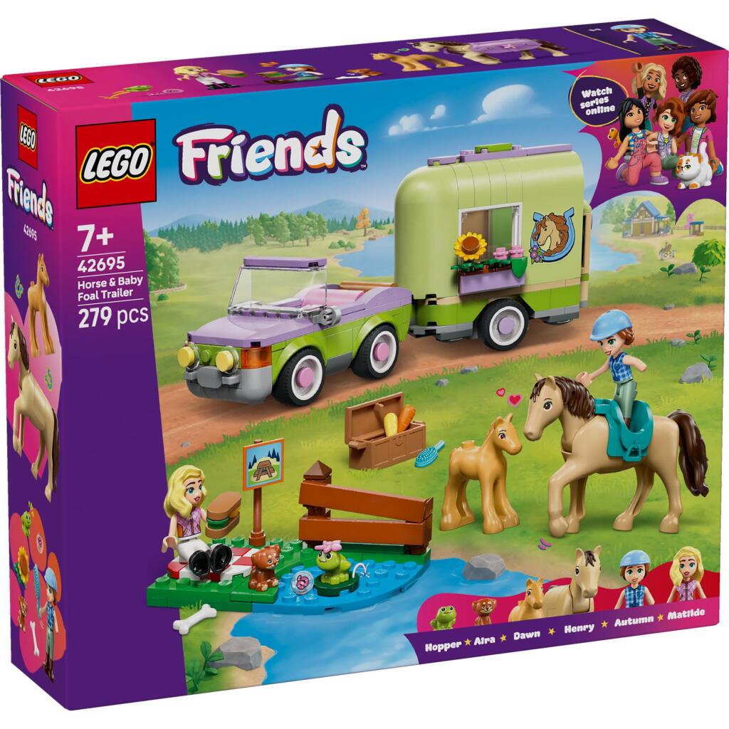 Lego Friends 42695 Príves s koňom a žriebäťom