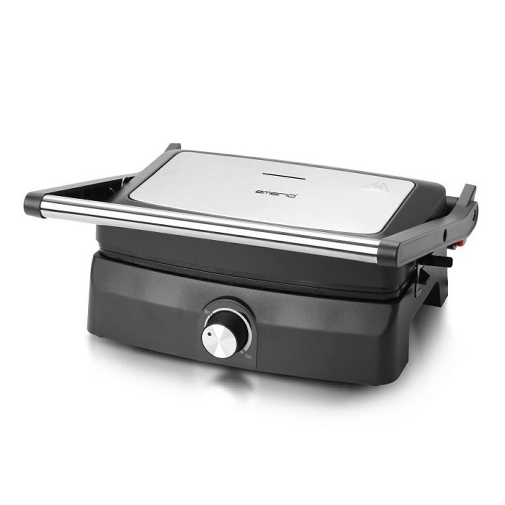 Kontaktný gril Emerio CG-130861, čierny/nehrdzavejúca oceľ