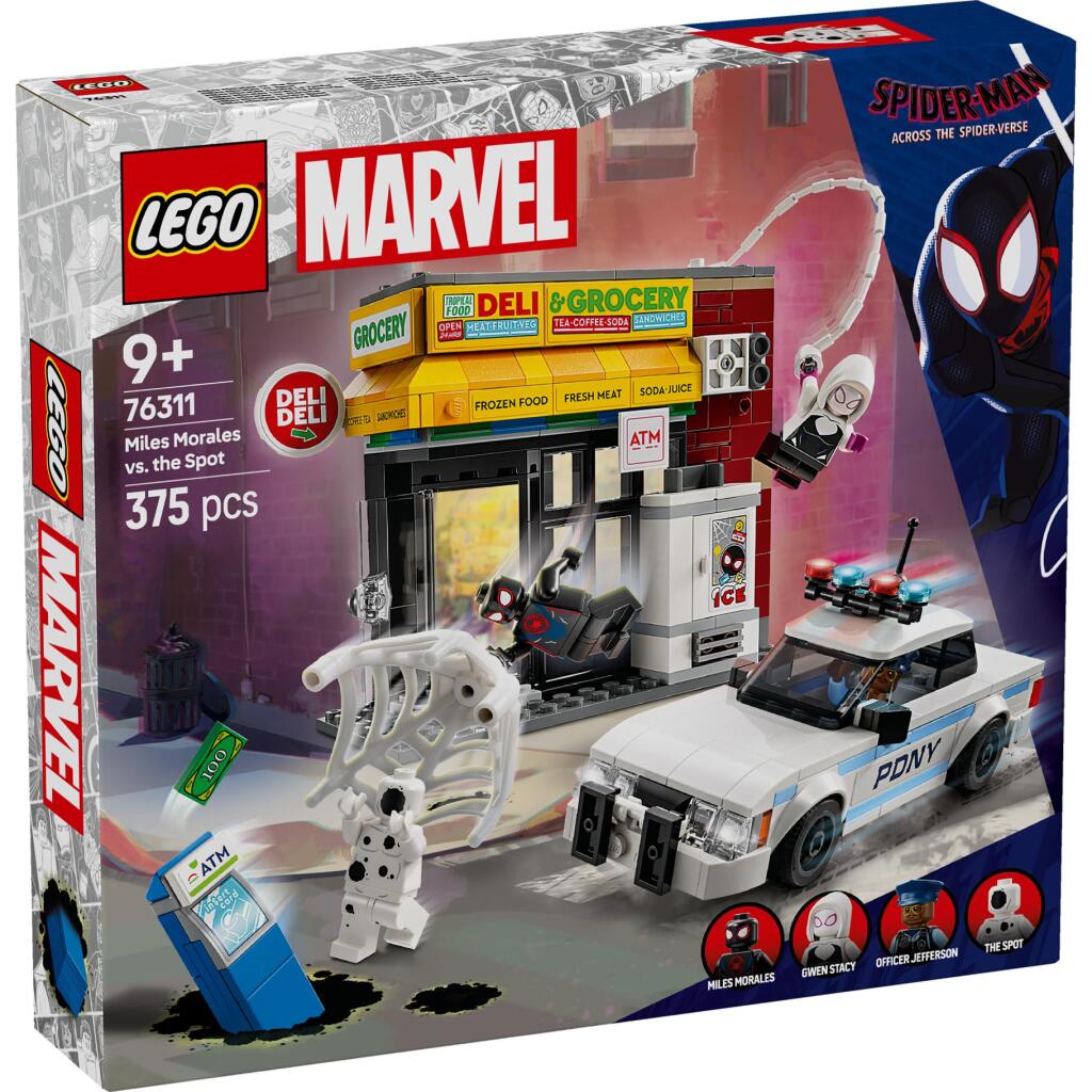 Lego Super Heroes 76311 Marvel Spider-Verse Miles Morales vs. The Spot