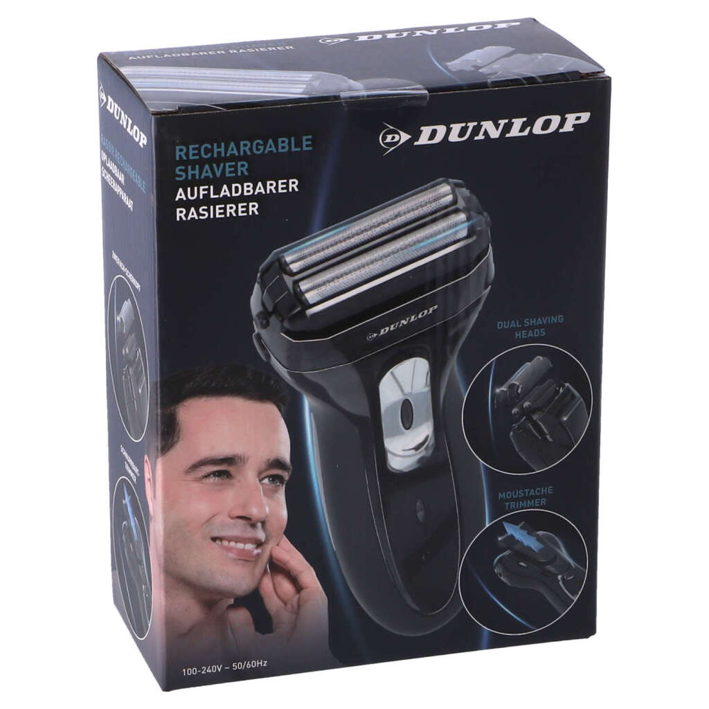 Holiaci strojček Dunlop s dvojitou hlavicou, čierny