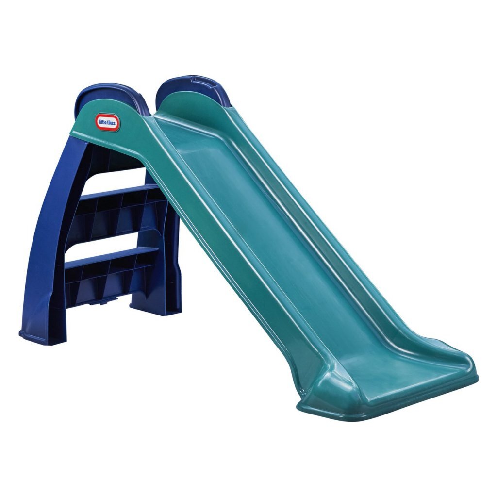 Little Tikes First Slide 110 cm modrá/zelená