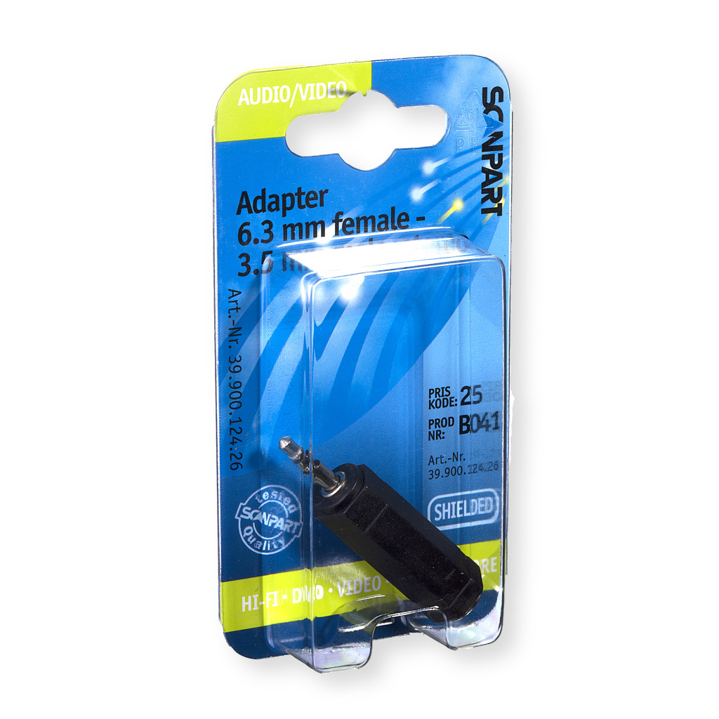 Adaptér Scanpart 6,3 (f) – 3,5 (m)