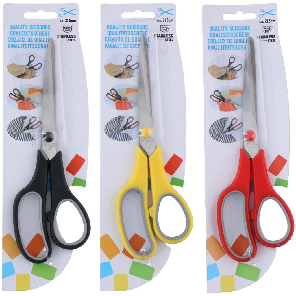 Nožnice 21,5 cm rôzne vzory