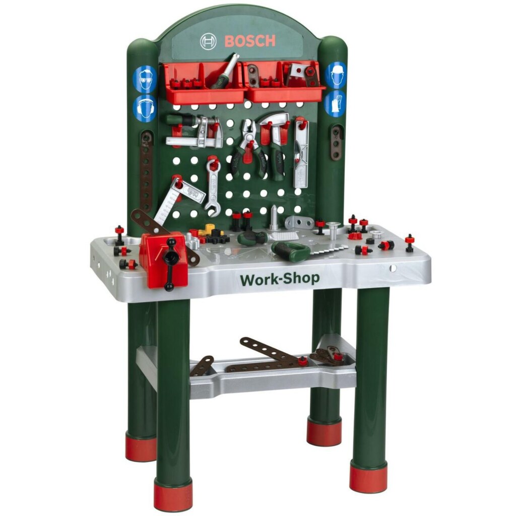 Pracovný stôl Theo Klein Bosch 68x39x102 cm, 82-dielny