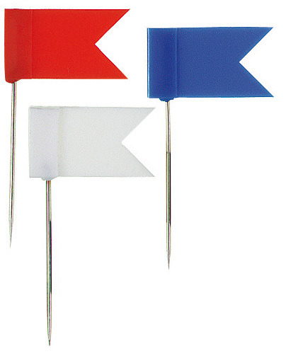 Alco AL-710 fixky, 20 kusov v krabičke, biele