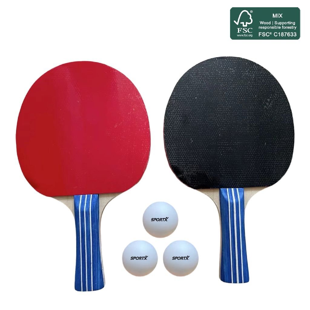 Sada na stolný tenis SportX v taške 4 hviezdičky