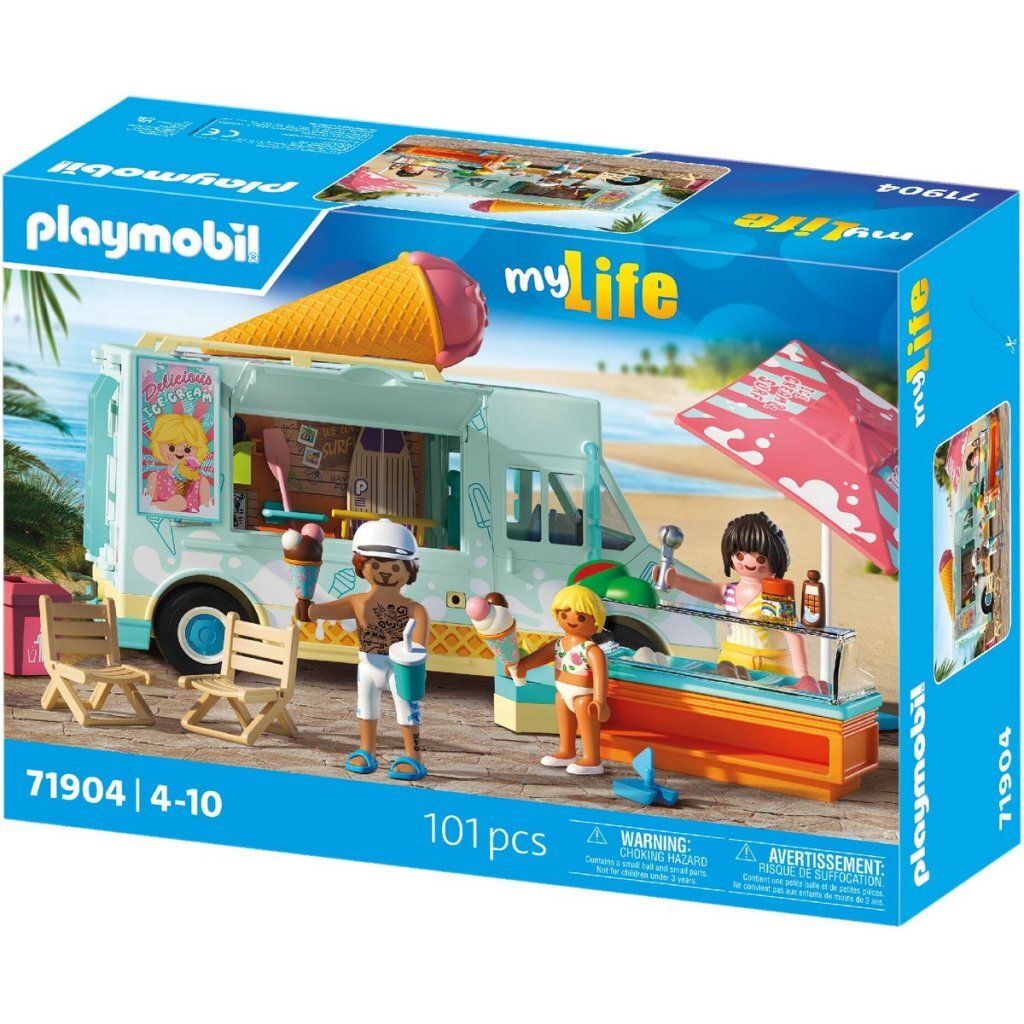 Playmobil 71904 Môj život Zmrzlinárske auto s obchodom so surfami