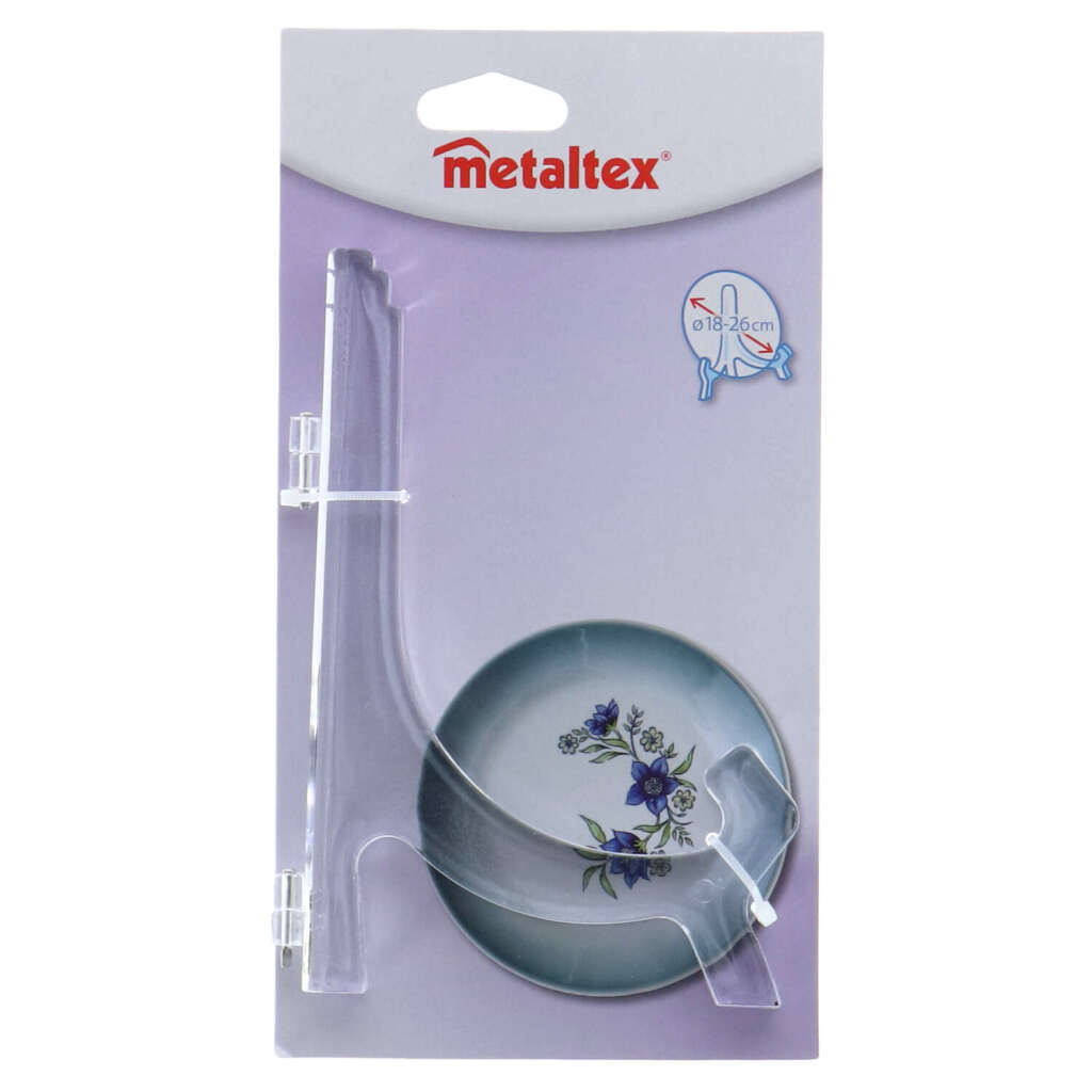 Držiak na ceduľky Metaltex 18-26 cm Transparentný