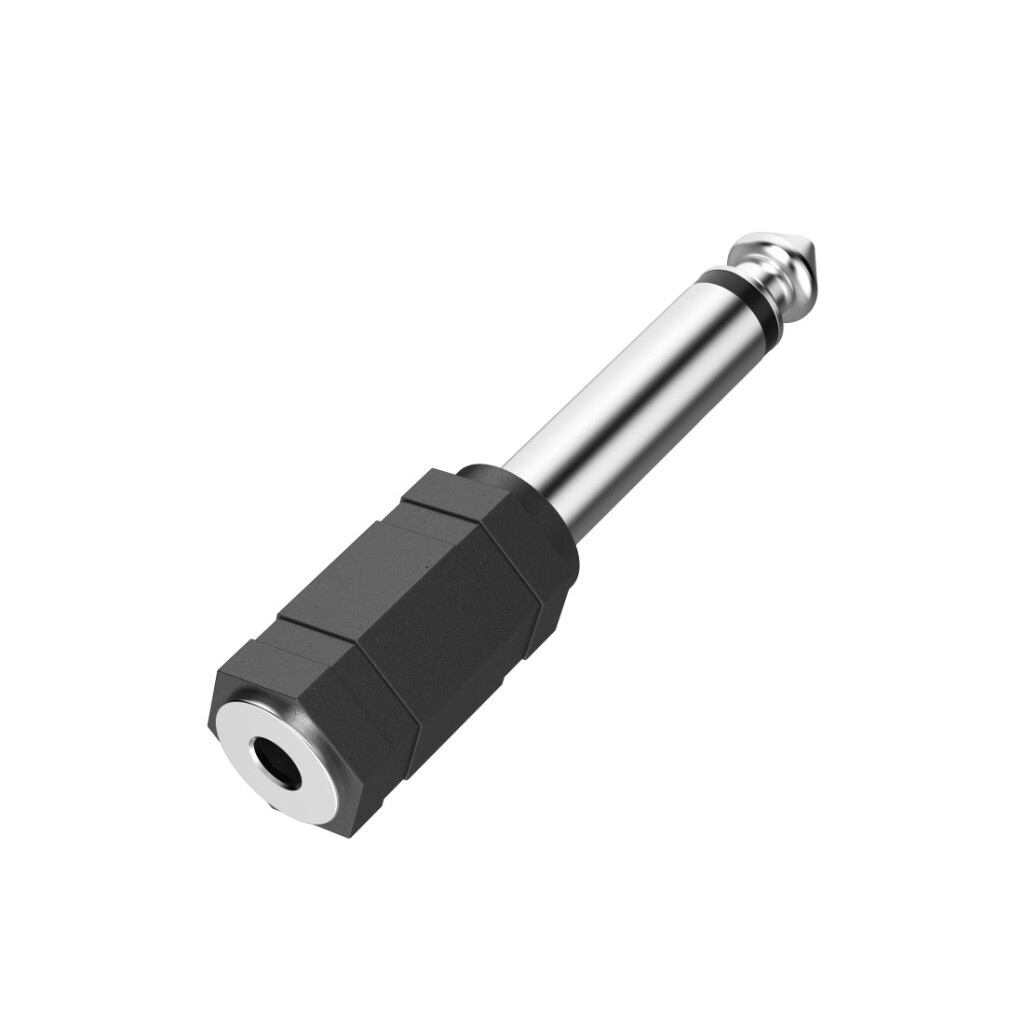 Adaptér Hama Audio, prepojovací kábel 3,5 mm jack mono - 6,3 mm jack konektor mono