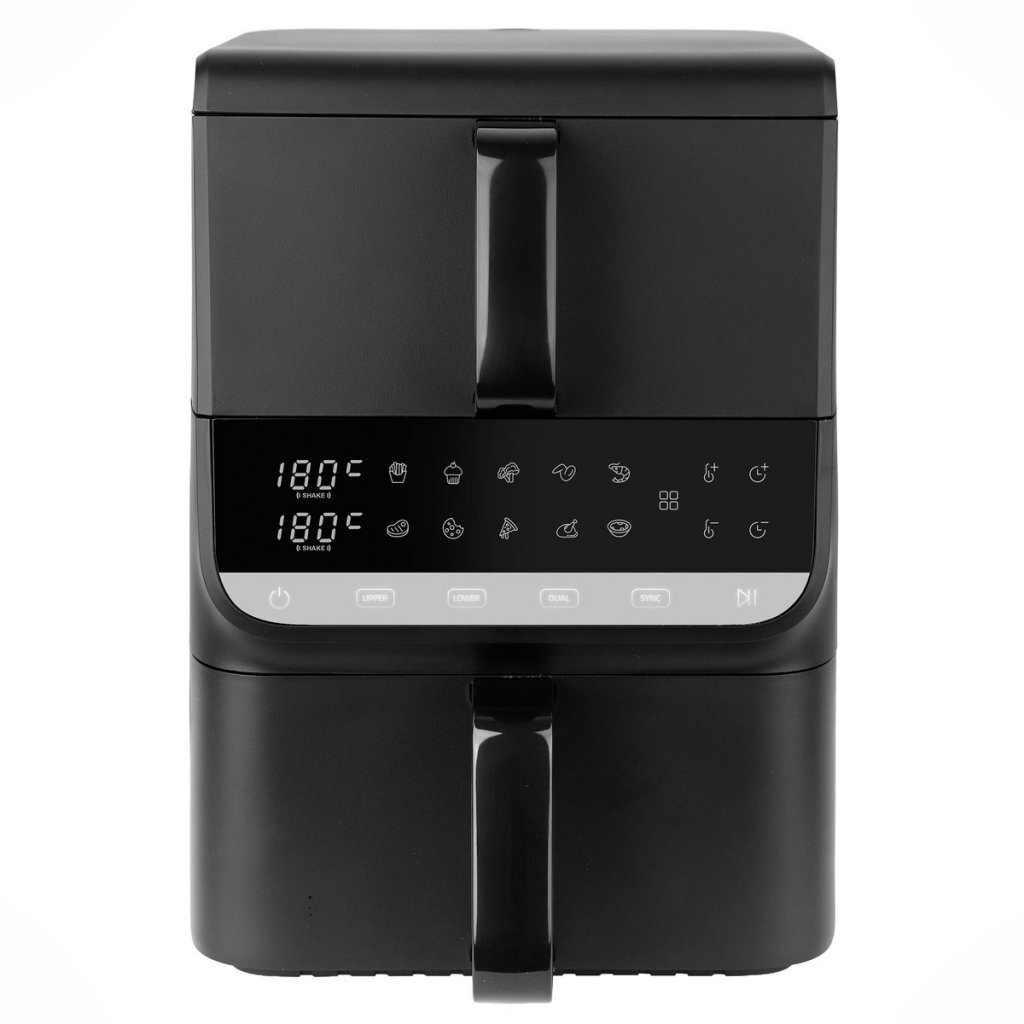 Emerio AF-133542 Teplovzdušná fritéza 3,5 l + 6,5 l 2500 W čierna