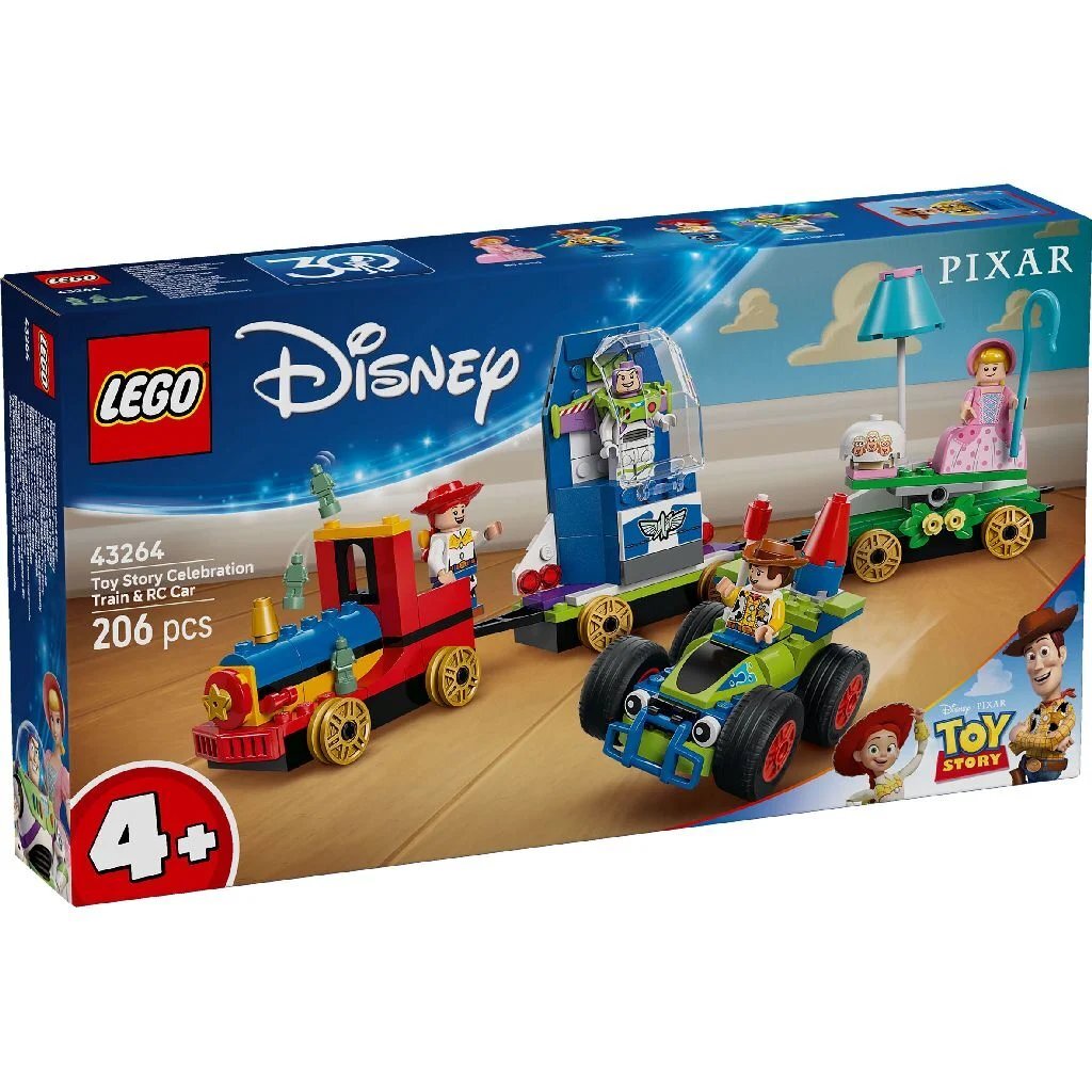 Lego Disney 43264 Pixar Toy Story párty vlak a RC auto