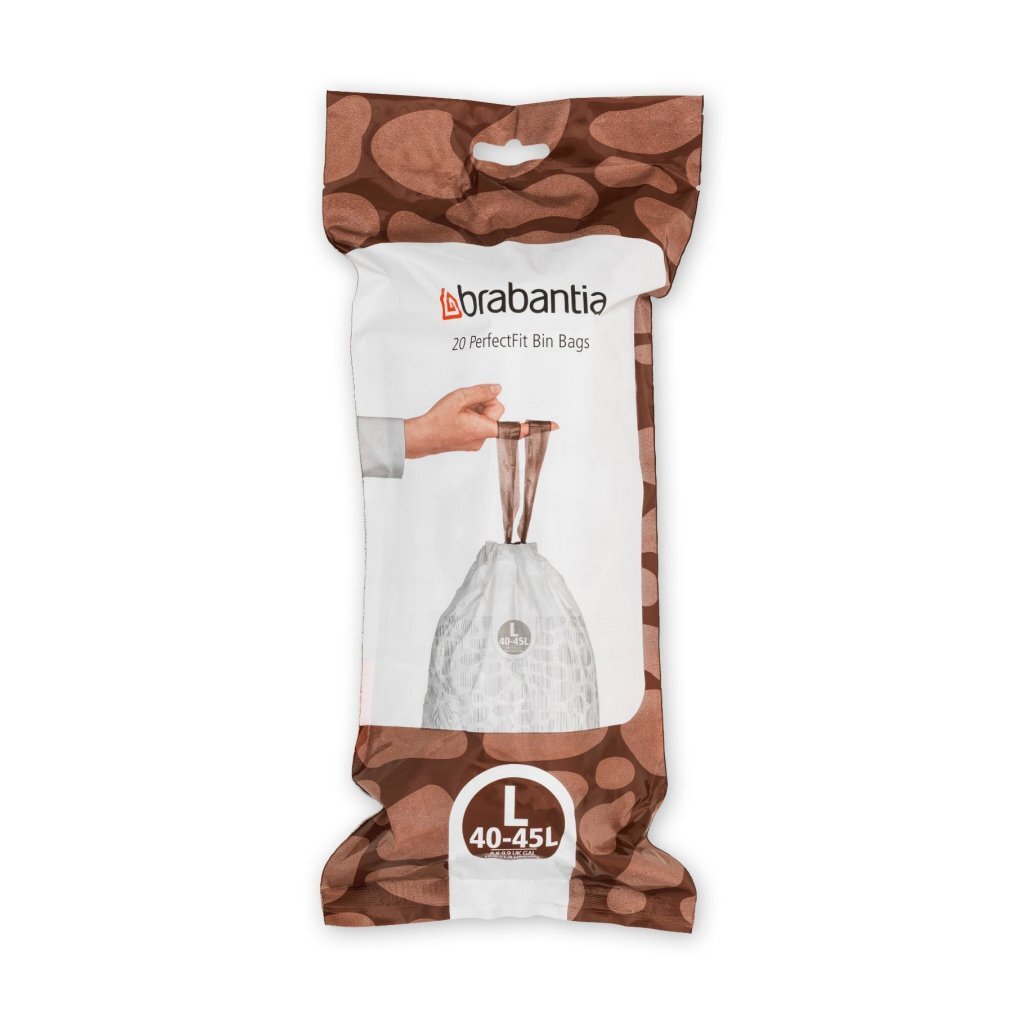 Brabantia PerfectFit Vrece na odpad Kód L 45L 20 kusov