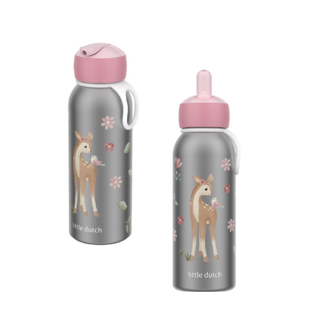 Mepal Little Dutch Fairy Garden výklopná izolovaná fľaša z nehrdzavejúcej ocele/ružová