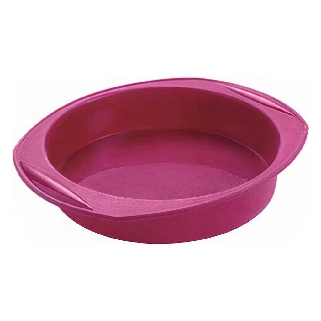 Silikónová forma na tortu Metaltex Dolceforno okrúhla 30 cm fialová