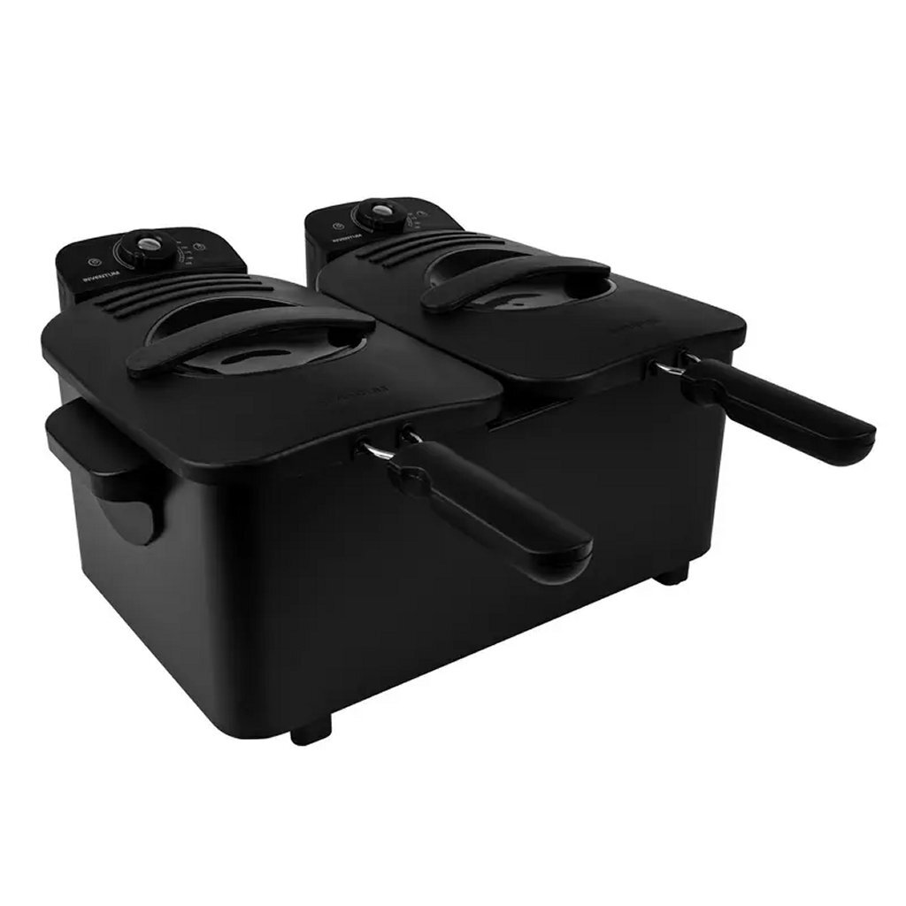 Inventum GF461B Fritéza so studenou zónou 2x2,5 l 1800 W čierna