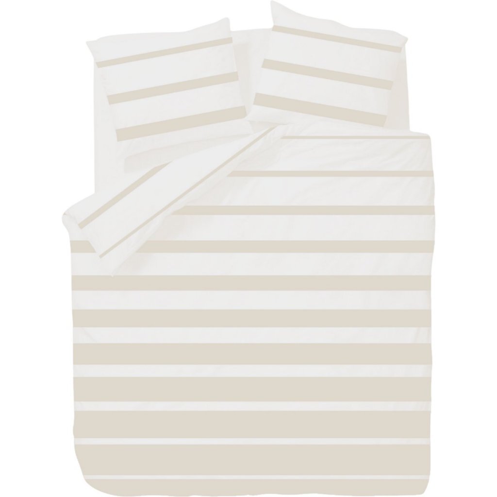 Obliečka na perinu Ten Cate Celia Letná piesková 200x200-220 cm Bavlna/Biela/Piesková
