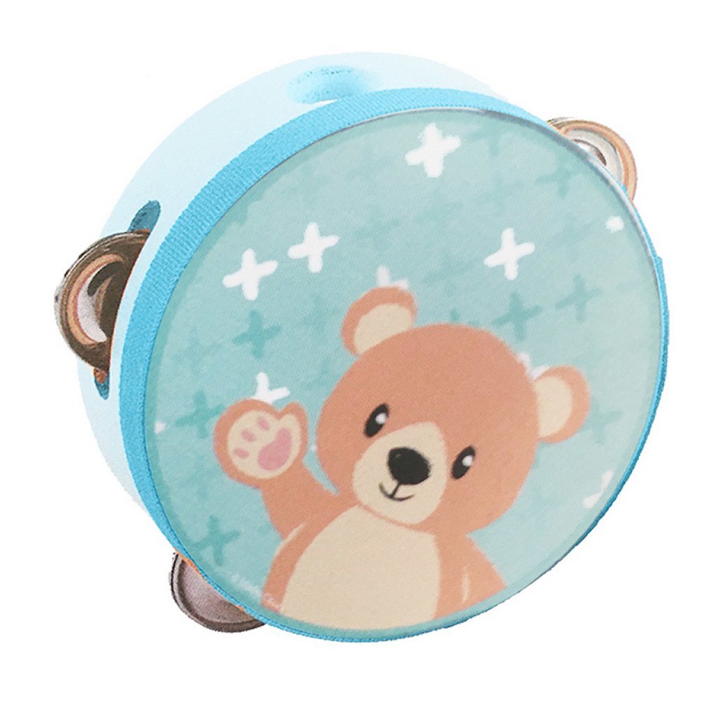 Drevený tamburínový medveď Studio Circus