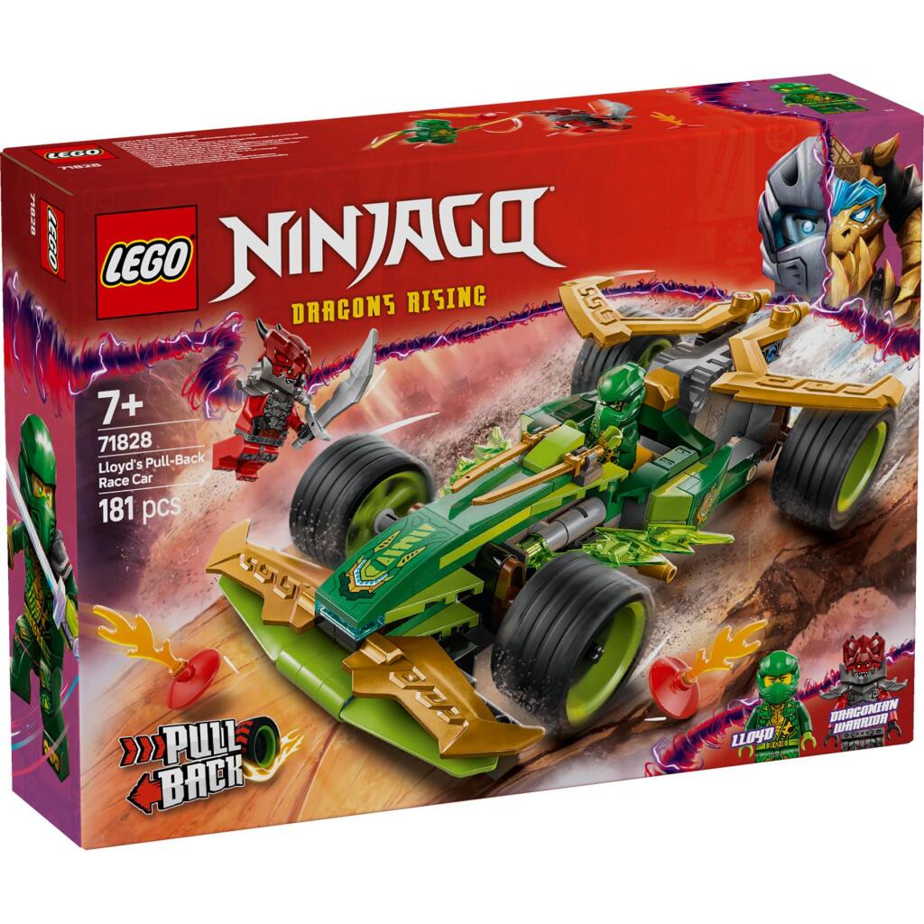 Lego Ninjago 71828 Lloydsovo naťahovacie pretekárske auto