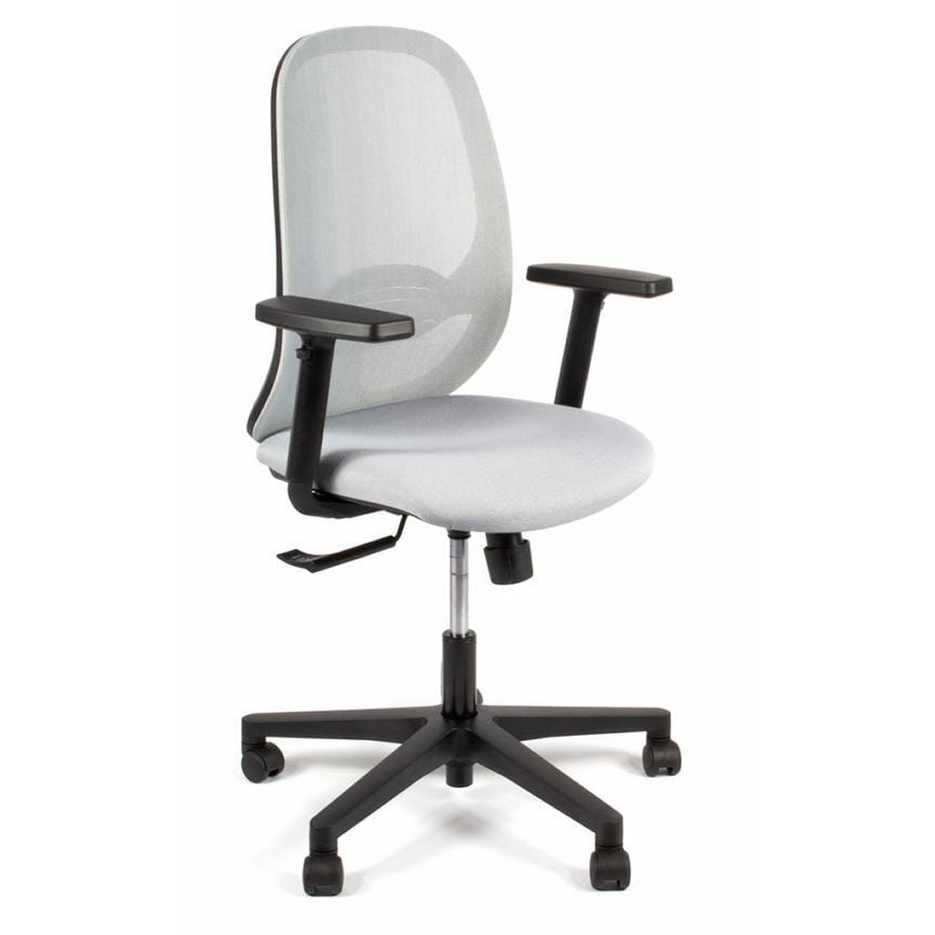 Kancelárska stolička Linea Fabbrica Grace 01 sivá/sivá s 1D podrúčkami