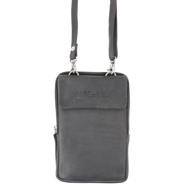 Taška cez rameno Pride and Soul JU-47265. LORIS sivá kožená