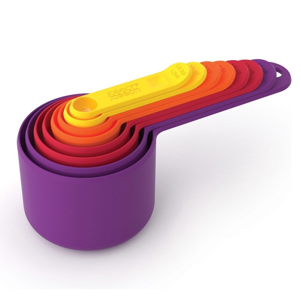 Odmerné lyžičky Joseph Joseph Nest fialové/žlté/oranžové/červené