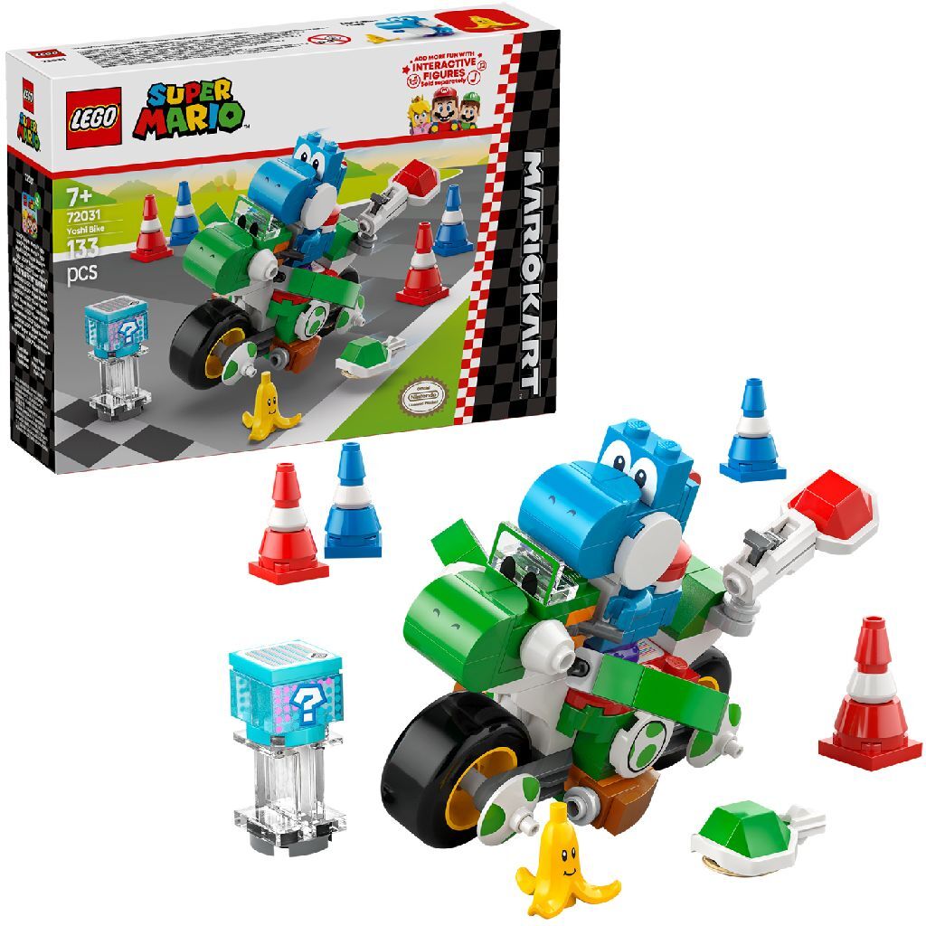 Lego Super Mario 72031 Mario Kart Yoshi-Crosser + zvuk