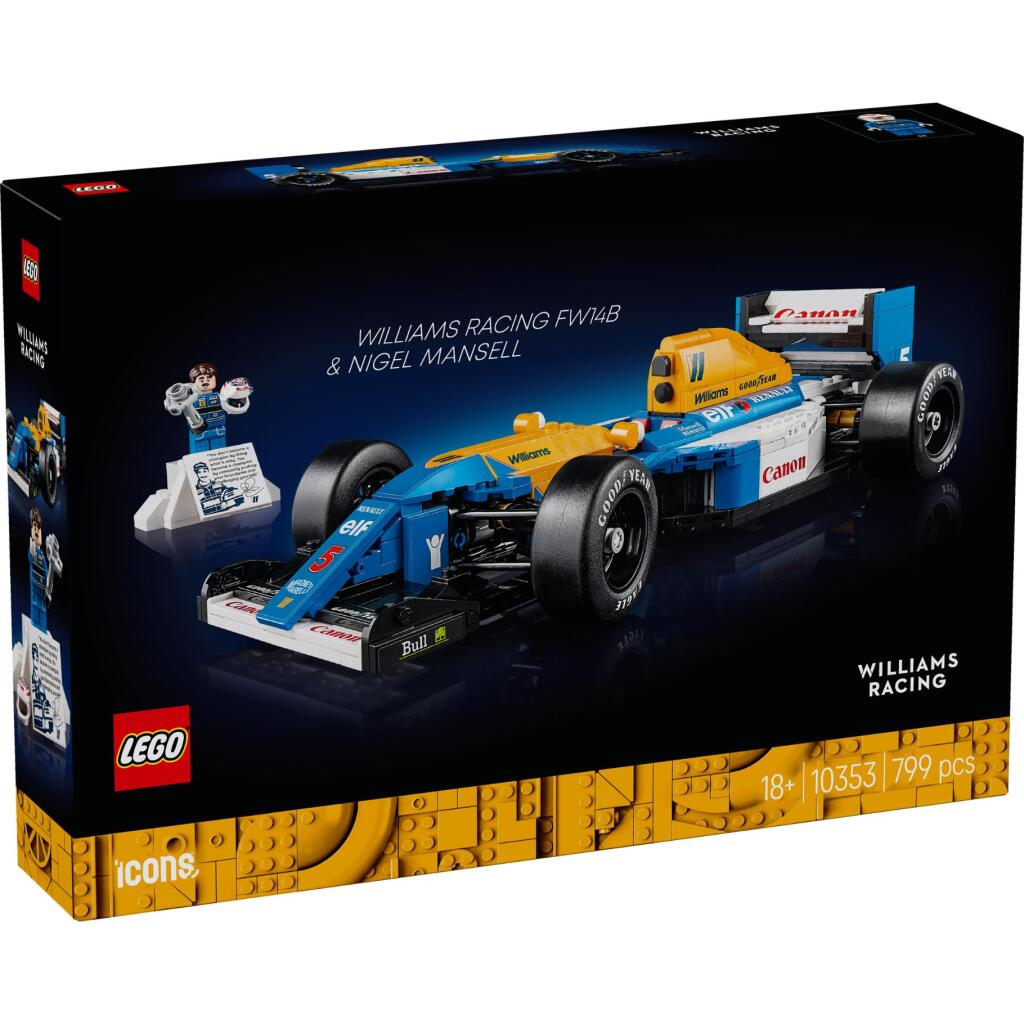 Lego Icons 10353 Williams Racing FW14B a Nigel Mansell