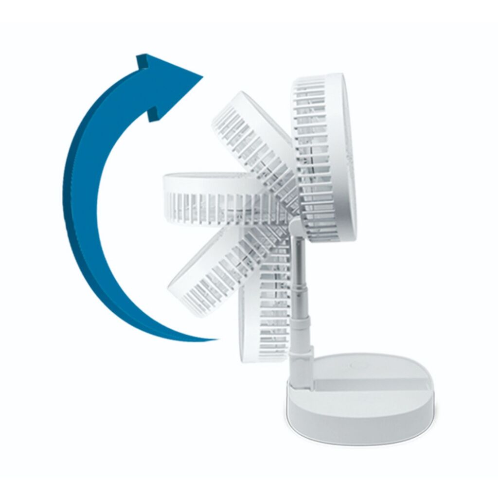 Skladací ventilátor Starlyf 23 cm biely