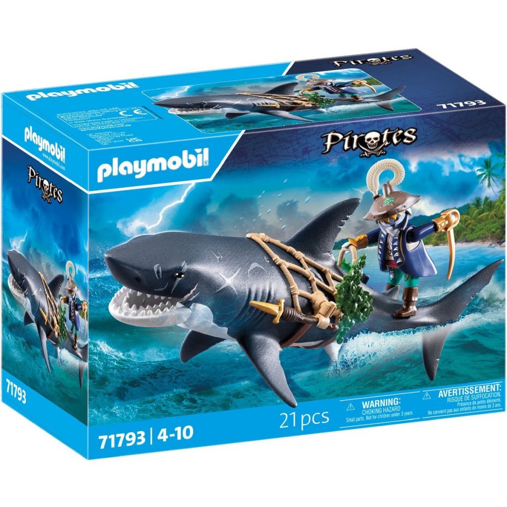 Playmobil 71793 Piráti Žralok obrovský s pirátom