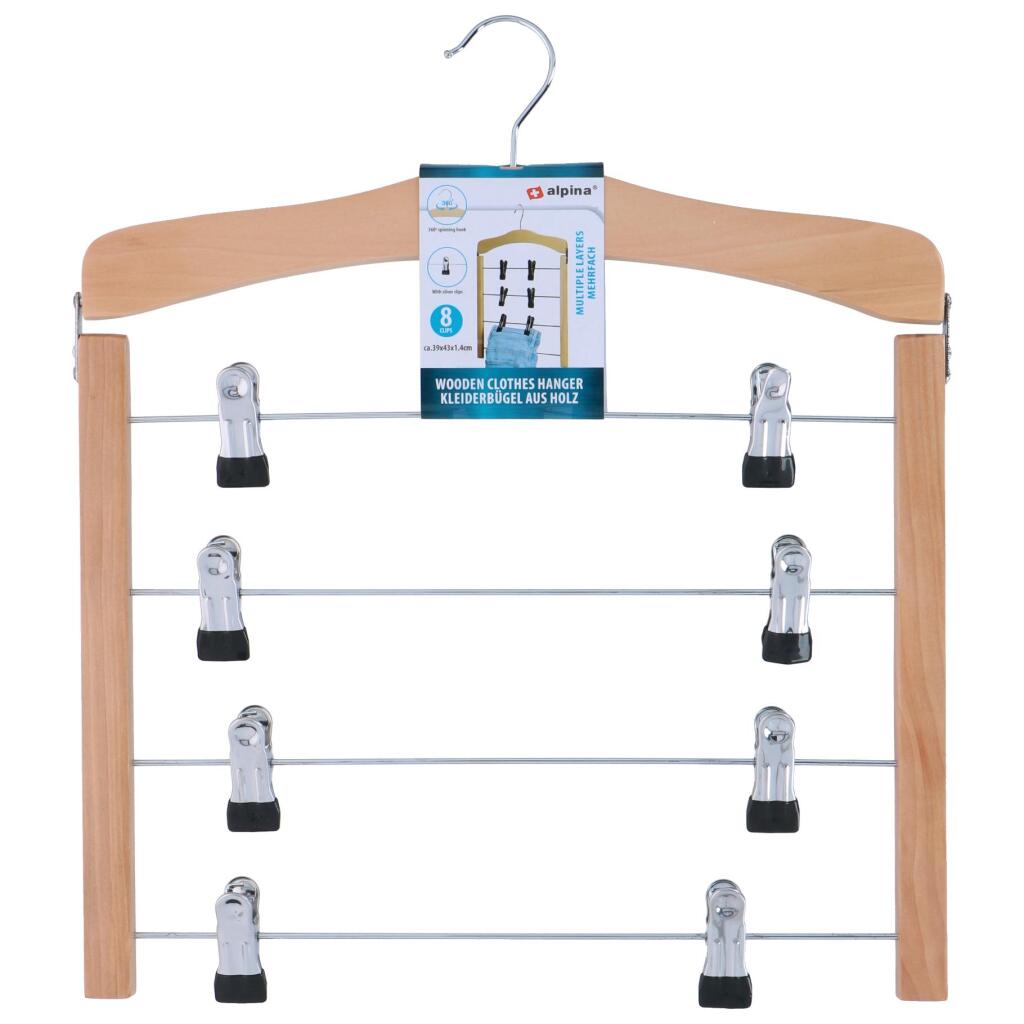 Vešiak na nohavice Alpina s klipmi