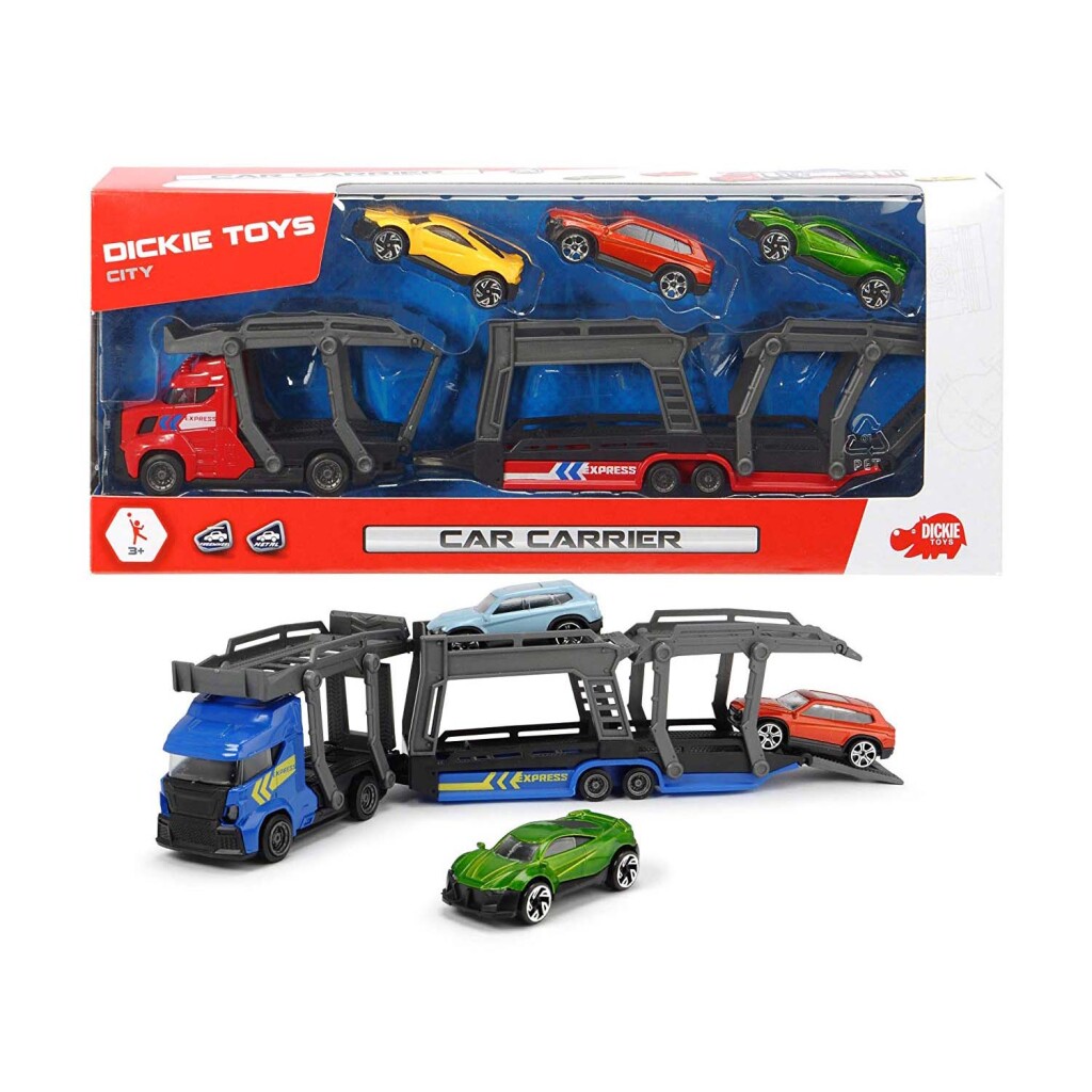 Dickie Toys Prepravník áut + 3 autá