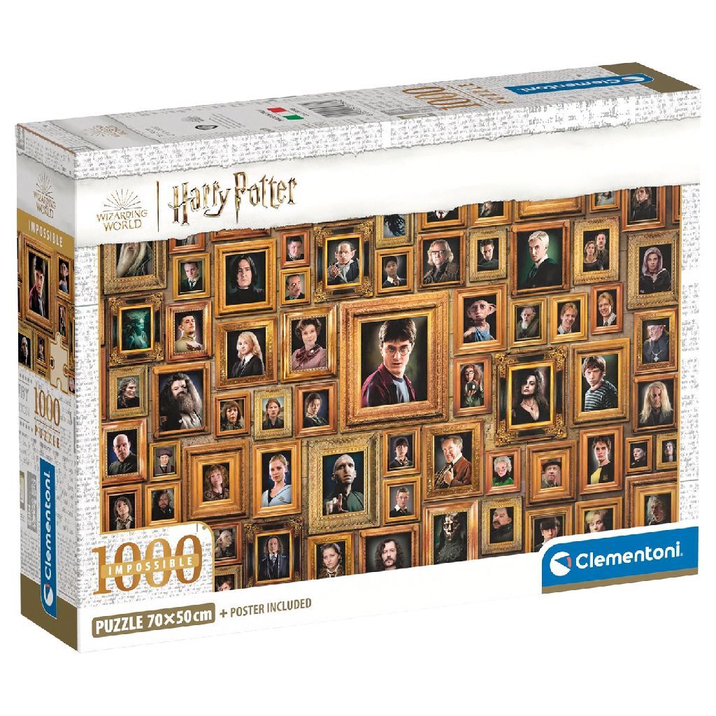 Clementoni Impossible Puzzle Harry Potter 1000 dielikov + plagát