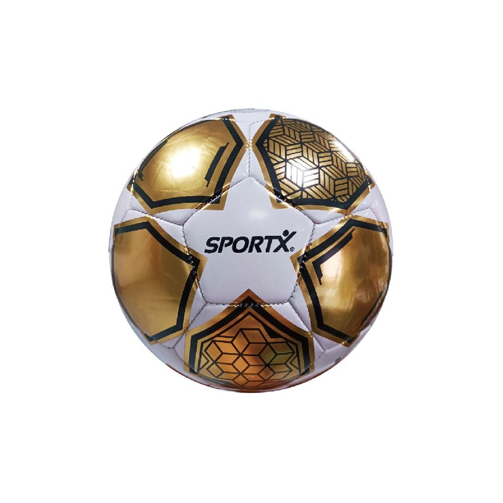 SportX Mini futbalová lopta Gold White Star 160-180 g