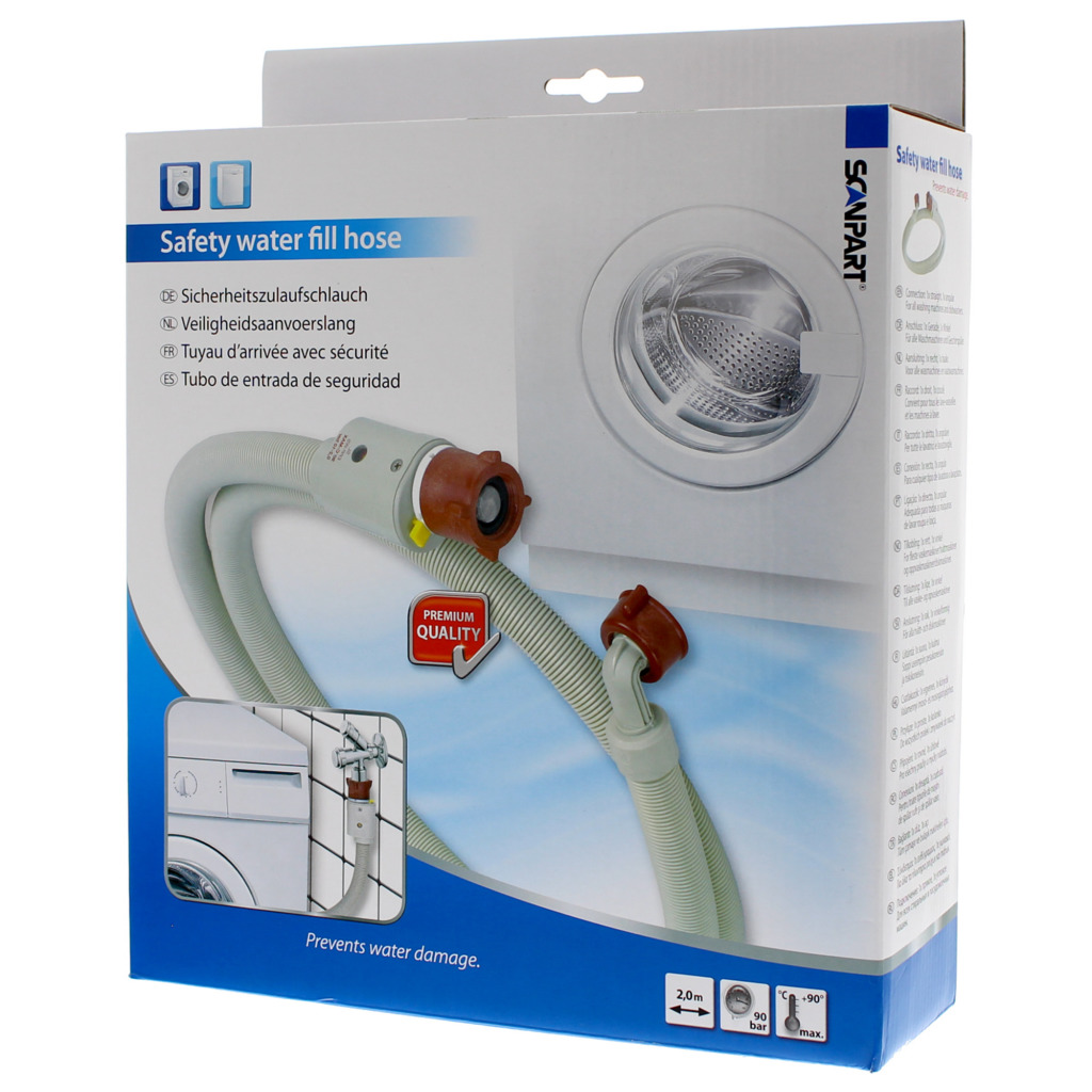 Prívodná hadica Scanpart Safe 2,0 m 90 barov