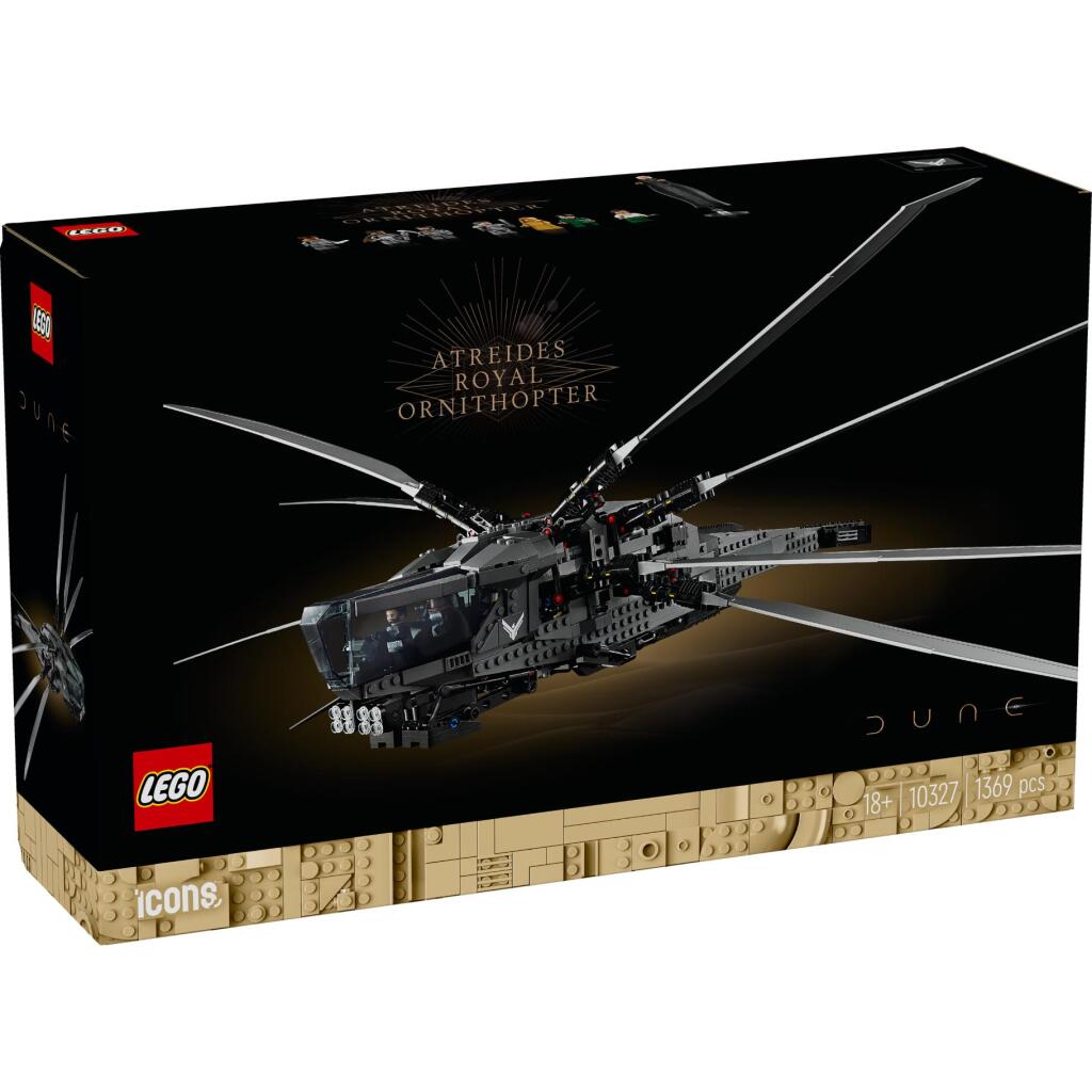 Lego Icons 10327 Kráľovská ornitoptéra Dune Atreides