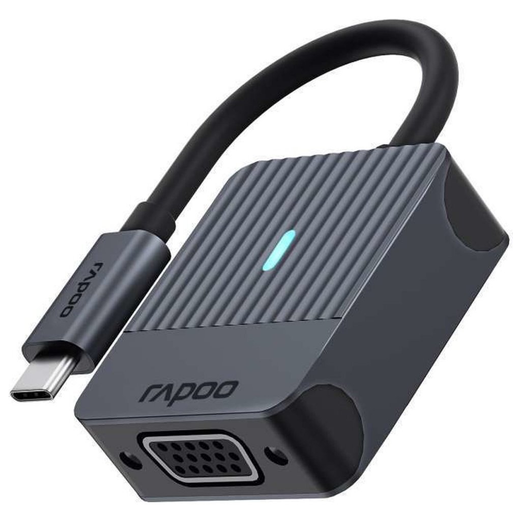 Adaptér Rapoo UCA-1003 z USB typu C na VGA, čierny