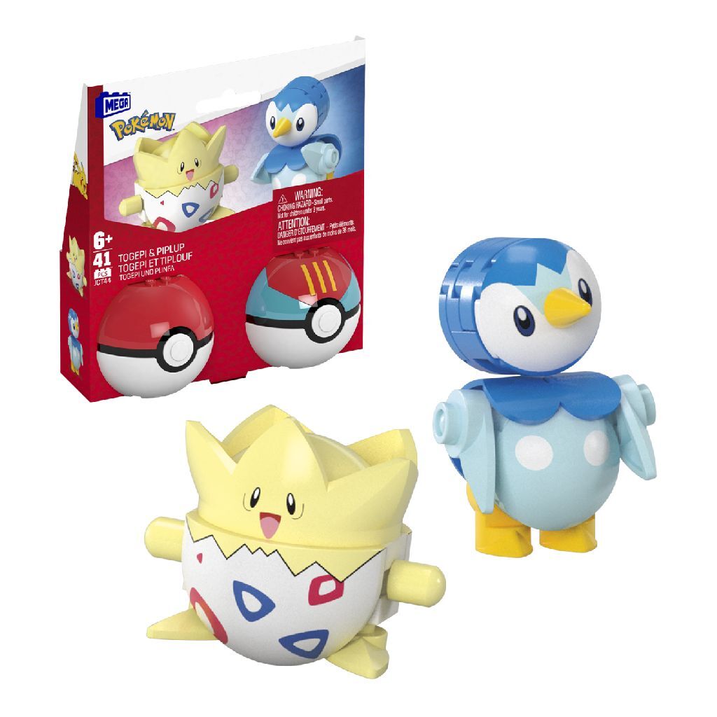 Mattel Mega Pokémon Togepi a Piplup