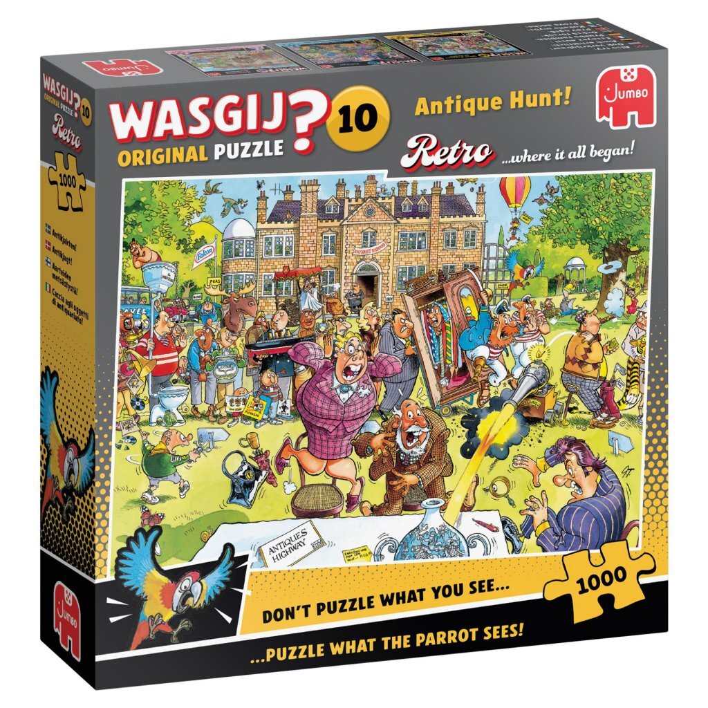 Jumbo puzzle Wasgij Retro Original 10 Antique Hunt 1000 dielikov