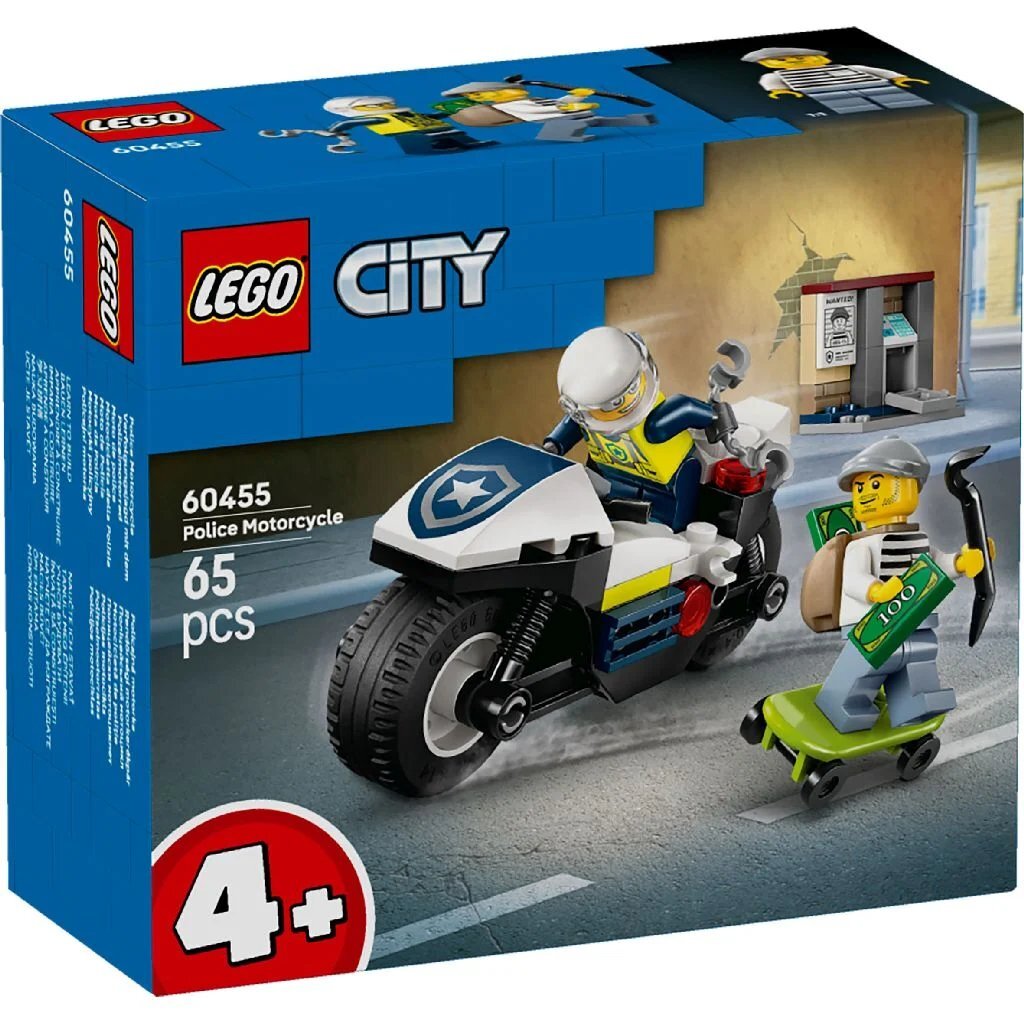 Lego City 60455 Naháňačka na policajnej motorke