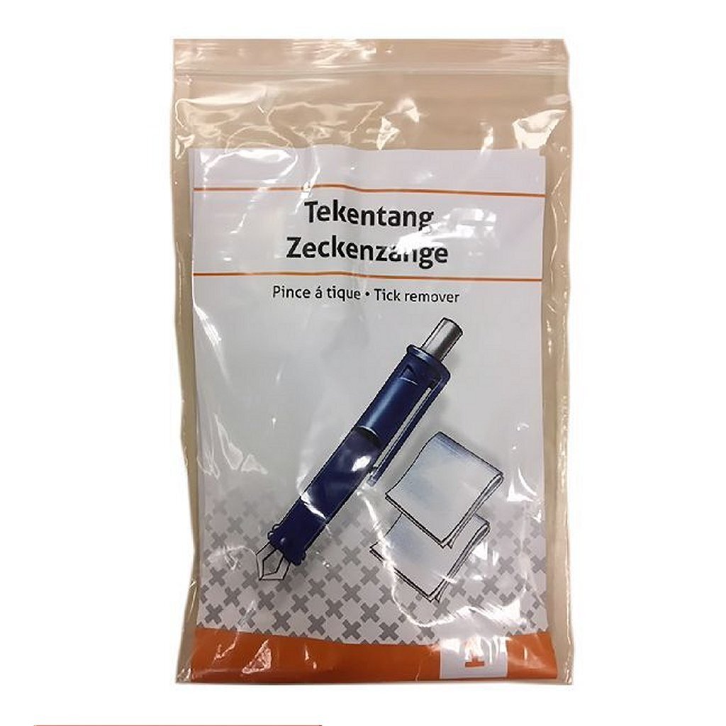 Sada na odstraňovanie kliešťov Bevaplast s alkoholovými tampónmi